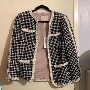 NWT Rebecca Taylor Tweed Jacket